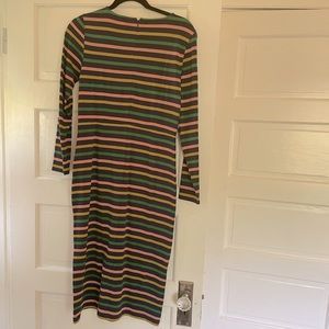 J Crew body-con striped dress